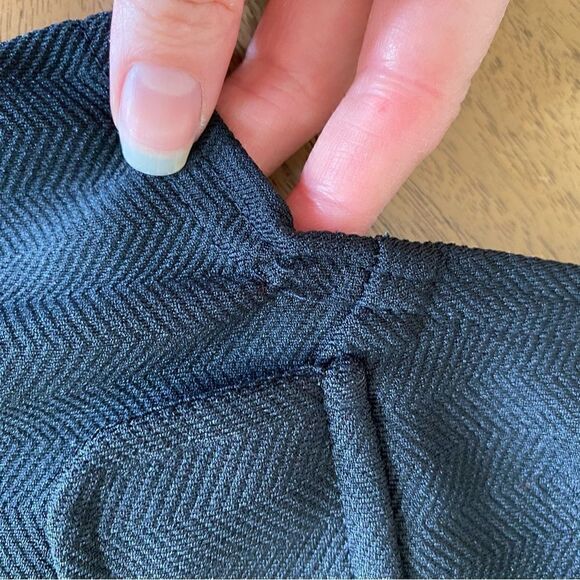 Black Vintage 90's Zip Up Bodycon Mini Dress Size 3 (4 Women's) - Picture 10 of 10